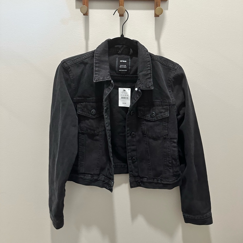 Cotton on black denim jacket. Perfect for fall!